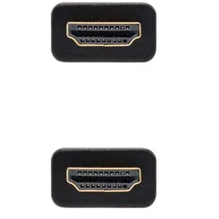 Cable HDMI 2.0 4K Nanocable 10.15.1602/ HDMI Macho - HDMI Macho/ 1.5m/ Negro/ Naranja - PixelPlaza