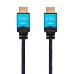Cable HDMI 2.0 4K Nanocable 10.15.3702/ HDMI Macho - HDMI Macho/ 2m/ Negro/ Azul - PixelPlaza