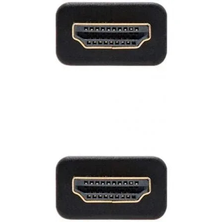 Cable HDMI 2.0 4K Nanocable 10.15.3705/ HDMI Macho - HDMI Macho/ 5m/ Negro/ Azul - PixelPlaza