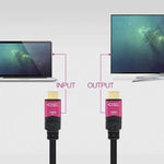 Cable HDMI 2.0 4K Nanocable 10.15.3725/ HDMI Macho - HDMI Macho/ 25m/ Negro - PixelPlaza
