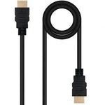 Cable HDMI 2.0 4K Nanocable 10.15.3800/ HDMI Macho - HDMI Macho/ 50cm/ Negro - PixelPlaza