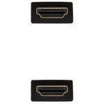 Cable HDMI 2.0 4K Nanocable 10.15.3800/ HDMI Macho - HDMI Macho/ 50cm/ Negro - PixelPlaza