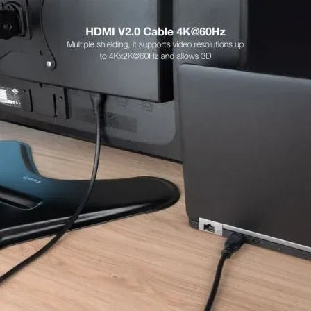 Cable HDMI 2.0 4K CCS Nanocable 10.15.3901-L150/ HDMI Macho - HDMI Macho/ 1.5m/ Negro - PixelPlaza
