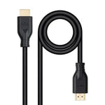 Cable HDMI 2.0 4K CCS Nanocable 10.15.3902/ HDMI Macho - HDMI Macho/ 2m/ Negro - PixelPlaza
