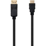 Cable DisplayPort Nanocable 10.15.4305/ DisplayPort Macho - HDMI Macho/ 5m/ Negro - PixelPlaza