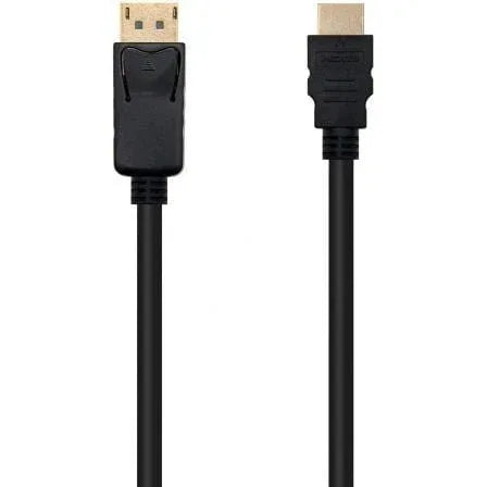 Cable DisplayPort Nanocable 10.15.4305/ DisplayPort Macho - HDMI Macho/ 5m/ Negro - PixelPlaza