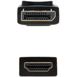 Cable DisplayPort Nanocable 10.15.4305/ DisplayPort Macho - HDMI Macho/ 5m/ Negro - PixelPlaza