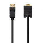 Cable Conversor Nanocable 10.15.4401/ DisplayPort Macho - VGA Macho/ 1m/ Negro - PixelPlaza