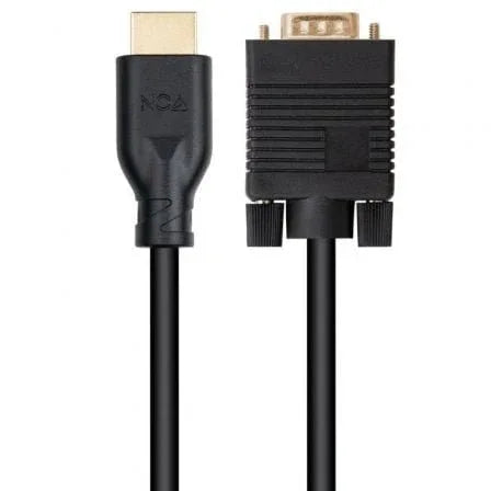 Cable Conversor Nanocable 10.15.4602/ VGA Macho - HDMI 8K Macho/ 1.8m/ Negro - PixelPlaza