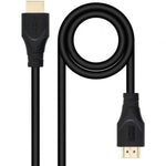 Cable HDMI 1.4 Nanocable 10.15.4701/ HDMI Macho - HDMI Macho/ 1m/ Negro - PixelPlaza