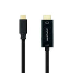 Cable Conversor Nanocable 10.15.5133/ USB Tipo-C Macho - HDMI Macho/ 3m/ Negro - PixelPlaza