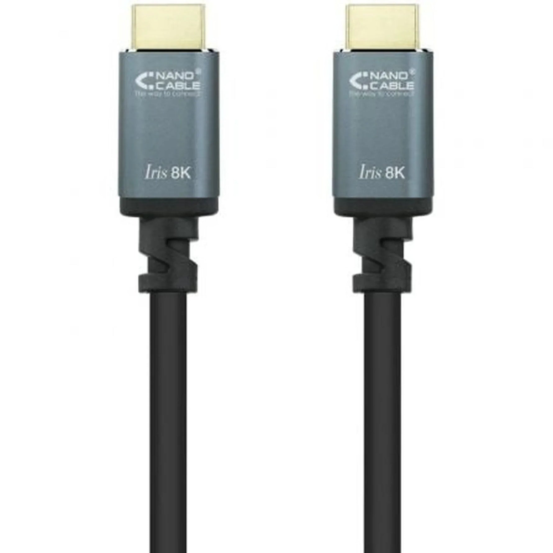 Cable HDMI 2.1 IRIS 8K Nanocable 10.15.8005/ HDMI Macho - HDMI Macho/ 5m/ Negro - PixelPlaza