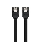 Cable SATA III Nanocable 10.18.1001-BK/ 50cm/ Negro - PixelPlaza