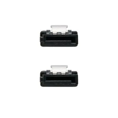 Cable SATA III Nanocable 10.18.1001-BK/ 50cm/ Negro - PixelPlaza