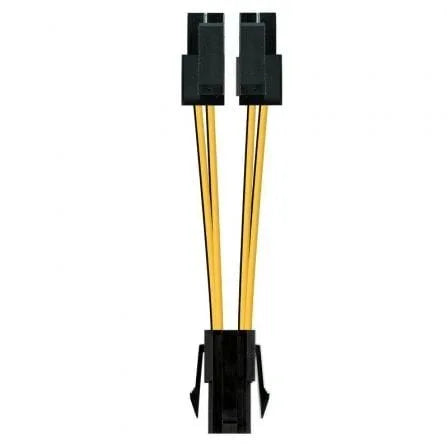 Cable de Alimentación Microprocesador Nanocable 10.19.1401/ Molex -4+4 PIN Macho - Molex 4 PIN Hembra/ 15cm - PixelPlaza