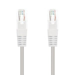 Cable de Red RJ45 UTP Nanocable 10.20.0101-W Cat.5e/ 1m/ Blanco - PixelPlaza