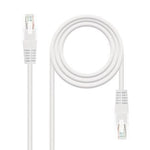 Cable de Red RJ45 UTP Nanocable 10.20.0101-W Cat.5e/ 1m/ Blanco - PixelPlaza
