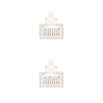 Cable de Red RJ45 UTP Nanocable 10.20.0101-W Cat.5e/ 1m/ Blanco - PixelPlaza