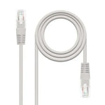 Cable de Red RJ45 UTP Nanocable 10.20.0101 Cat.5e/ 1m/ Gris - PixelPlaza