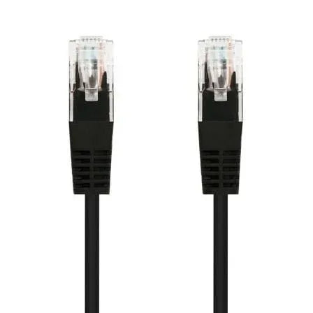 Cable de Red RJ45 UTP Nanocable 10.20.0103-BK Cat.5e/ 3m/ Negro - PixelPlaza