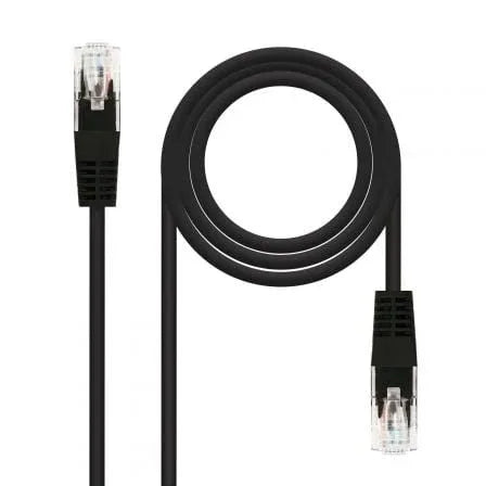 Cable de Red RJ45 UTP Nanocable 10.20.0105-BK Cat.5e/ 5m/ Negro - PixelPlaza
