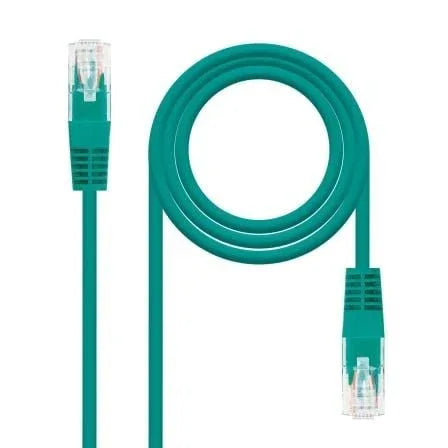 Cable de Red RJ45 UTP Nanocable 10.20.0400-GR/ Cat.6/ 50cm/ Verde - PixelPlaza