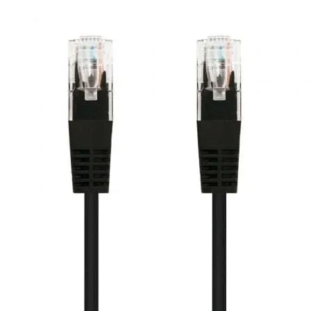 Cable de Red RJ45 UTP Nanocable 10.20.0400-L25-BK Cat.6/ 25cm/ Negro - PixelPlaza
