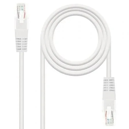 Cable de Red RJ45 UTP Nanocable 10.20.0400-L30 Cat.6/ 30cm/ Blanco - PixelPlaza