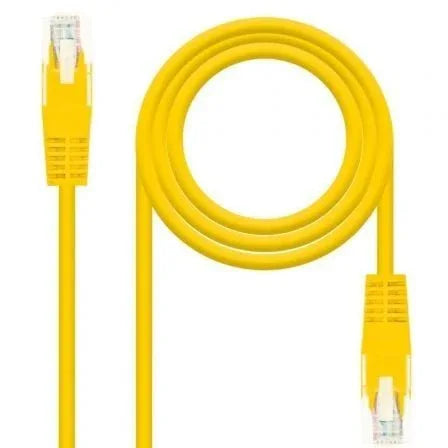 Cable de Red RJ45 UTP Nanocable 10.20.0400-L30 Cat.6/ 30cm/ Amarillo - PixelPlaza