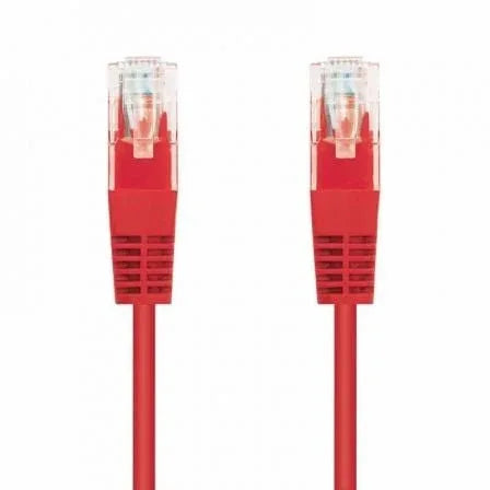 Cable de Red RJ45 UTP Nanocable 10.20.0400-R Cat.6/ 50cm/ Rojo - PixelPlaza