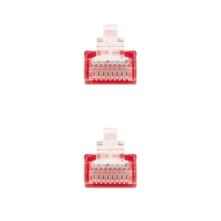 Cable de Red RJ45 UTP Nanocable 10.20.0401-R Cat.6/ 1m/ Rojo - PixelPlaza