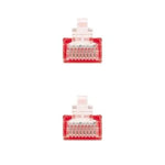 Cable de Red RJ45 UTP Nanocable 10.20.0401-R Cat.6/ 1m/ Rojo - PixelPlaza