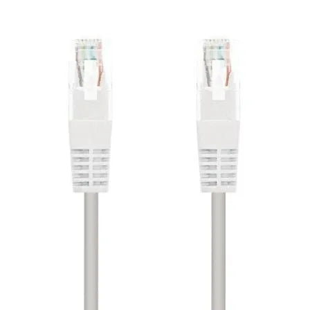 Cable de Red RJ45 UTP Nanocable 10.20.0401-W Cat.6/ 1m/ Blanco - PixelPlaza