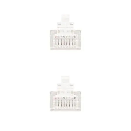 Cable de Red RJ45 UTP Nanocable 10.20.0401-W Cat.6/ 1m/ Blanco - PixelPlaza