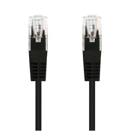 Cable de Red RJ45 UTP Nanocable 10.20.0402-BK Cat.6/ 2m/ Negro - PixelPlaza