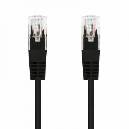Cable de Red RJ45 UTP Nanocable 10.20.0403-BK Cat.6/ 3m/ Negro - PixelPlaza