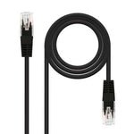 Cable de Red RJ45 UTP Nanocable 10.20.0403-BK Cat.6/ 3m/ Negro - PixelPlaza
