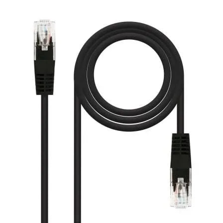 Cable de Red RJ45 UTP Nanocable 10.20.0403-BK Cat.6/ 3m/ Negro - PixelPlaza