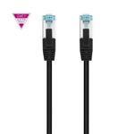 Cable de Red RJ45 SFTP Nanocable 10.20.1700-BK Cat.7/ 50cm/ Negro - PixelPlaza