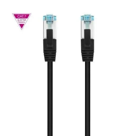Cable de Red RJ45 SFTP Nanocable 10.20.1700-BK Cat.7/ 50cm/ Negro - PixelPlaza