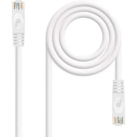 Cable de Red RJ45 UTP Nanocable 10.20.1815 Cat.6A/ 15m/ Gris - PixelPlaza