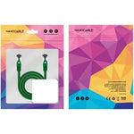 Cable de Red RJ45 SSTP Nanocable 10.20.2000-L30-GR Cat.8.1/ 30cm/ Verde - PixelPlaza