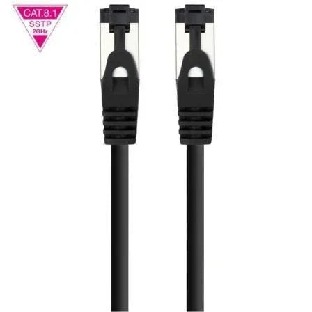 Cable de Red RJ45 SSTP Nanocable 10.20.2002-BK Cat.8.1/ 2m/ Negro - PixelPlaza