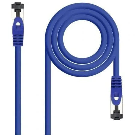 Cable de Red RJ45 SSTP Nanocable 10.20.2002-BL Cat.8.1/ 2m/ Azul - PixelPlaza