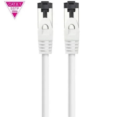 Cable de Red RJ45 SSTP Nanocable 10.20.2002-W Cat.8.1/ 2m/ Blanco - PixelPlaza