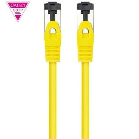 Cable de Red RJ45 SSTP Nanocable 10.20.2002-Y Cat.8.1/ 2m/ Amarillo - PixelPlaza