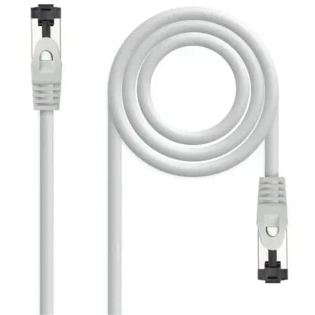 Cable de Red RJ45 SSTP Nanocable 10.20.2015 Cat.8.1/ 15m/ Gris - PixelPlaza