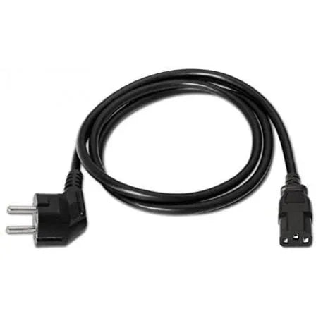 Cable Alimentación Nanocable 10.22.0103/ Schuko Macho - C13 Hembra/ 3m/ Negro - PixelPlaza