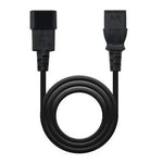 Cable Alargador de Alimentación Nanocable 10.22.0203/ IEC C13 Hembra - IEC C14 Macho/ 3m/ Negro - PixelPlaza