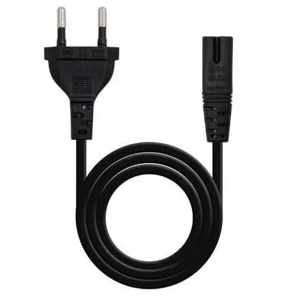 Cable Alimentación Forma 8 Nanocable 10.22.0402/ CEE7/16 Macho - C7 Hembra/ 1.5m/ Negro - PixelPlaza